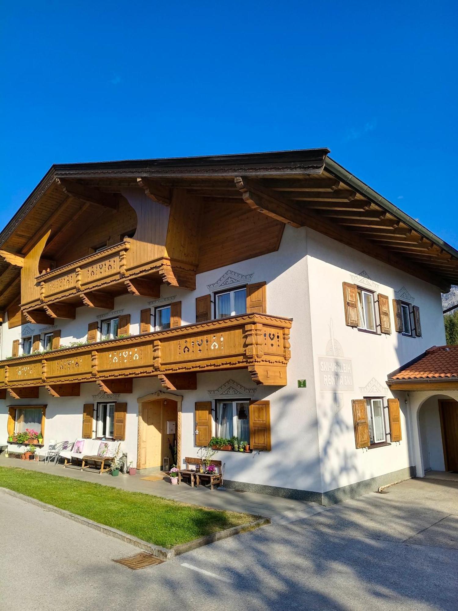 Апартаменты Haus Waldhuber Schwoich Экстерьер фото